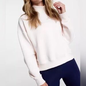 CALIA Women's Calia Wedge Funnel Pullover Faded Pink M